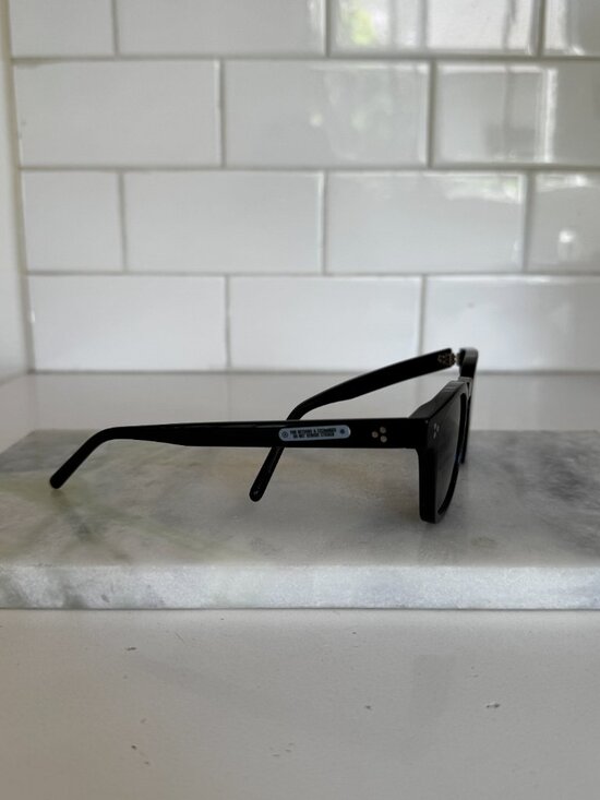 NEW Akila Calipso Sunglasses - Black Acetate Frame / Black Lenses main image 4